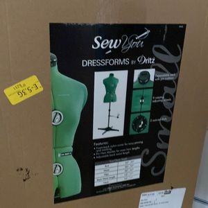 Dritz 20421 Sew You Dressform with Tri Pod Stand, Small - Opal Green.